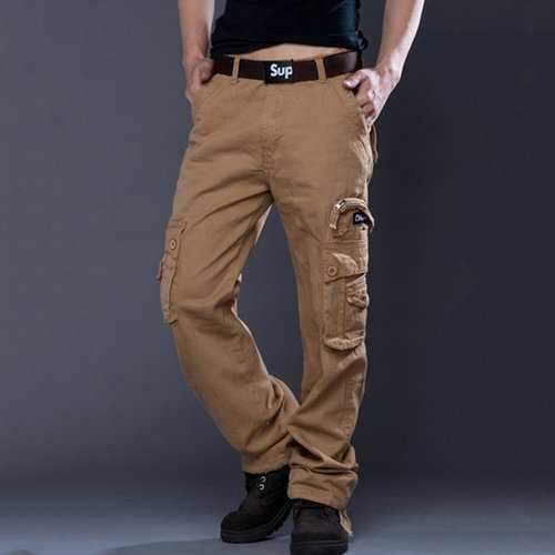Fleece Military Cargo Pants