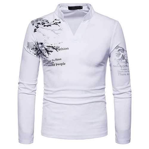 3D Printing Slim Fit Casual T shirt