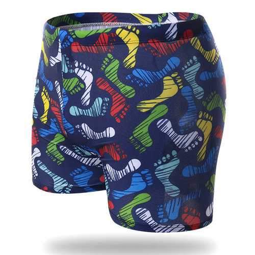 Nylon Printing Stylish Boxers Trunks