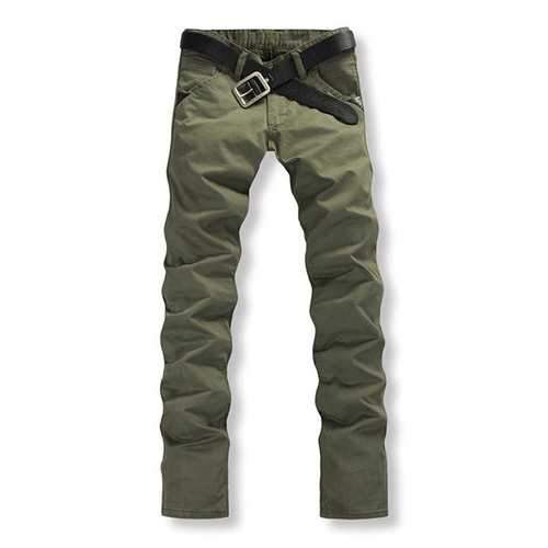 Mens Cotton Business Casual Pants