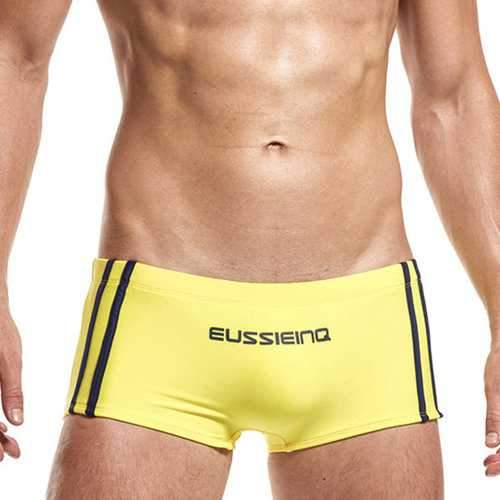 Seamless Printing Swimming Trunks