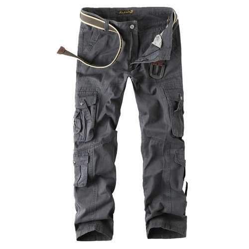 100%Cotton Multi-pocket Cargo Pants