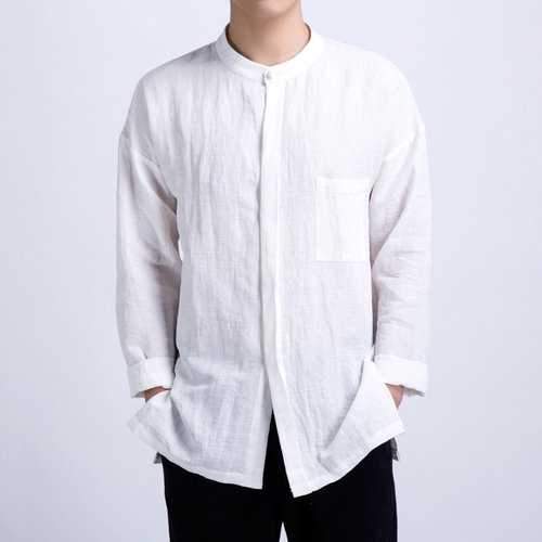 M-4XL Linen Loose Retro Shirt
