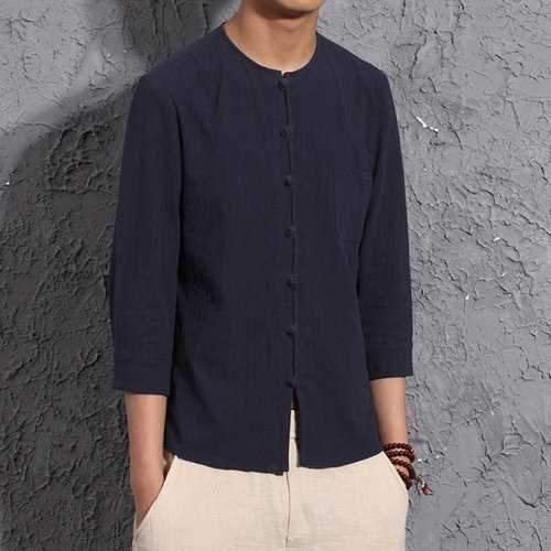 Half Sleeve Linen Shirts
