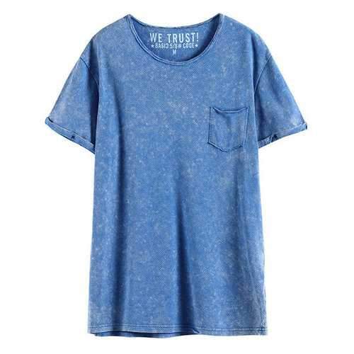 Mens Pocket Short Sleeve T Shirt