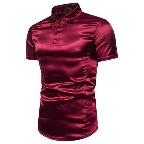 Night Club Shiny Performance Dress Shirt