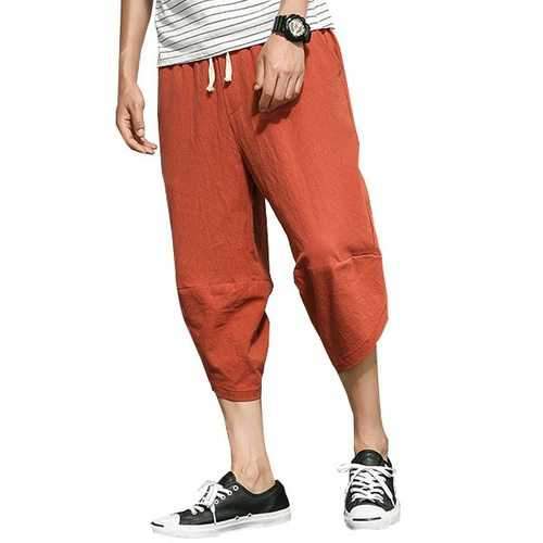 Cotton Linen Baggy Loose Harem Pants