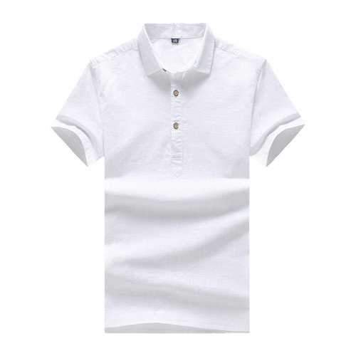 100%Cotton Breathable Solid Color Golf Shirt