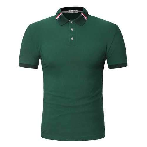 Breathable Cozy Solid Color Golf Shirt