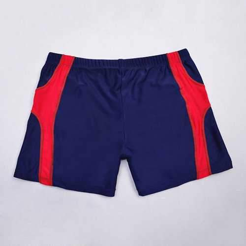 Plus Size Patchwork Quickly Dry Beach Boxers Briefs
