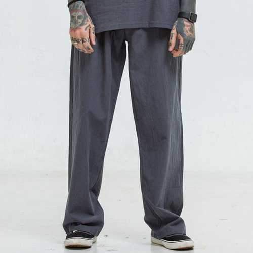 Plus Size Casual Baggy Wide Leg Pants