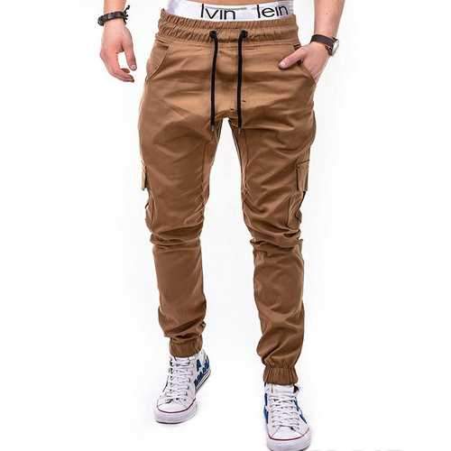 Waist Drawstring Multi-pocket Cargo Pants