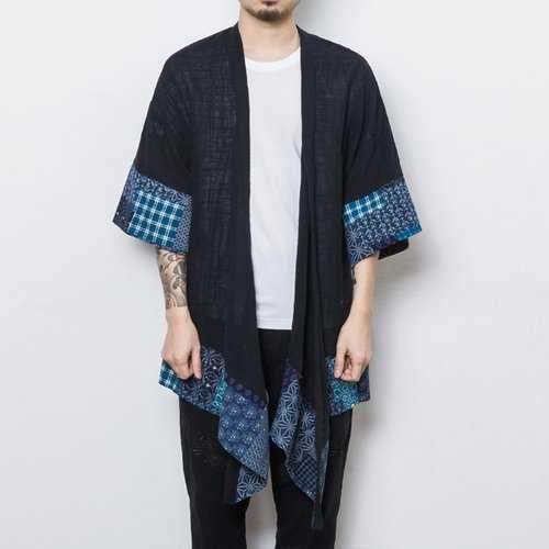 Open Stitch Striped Loose Shirts